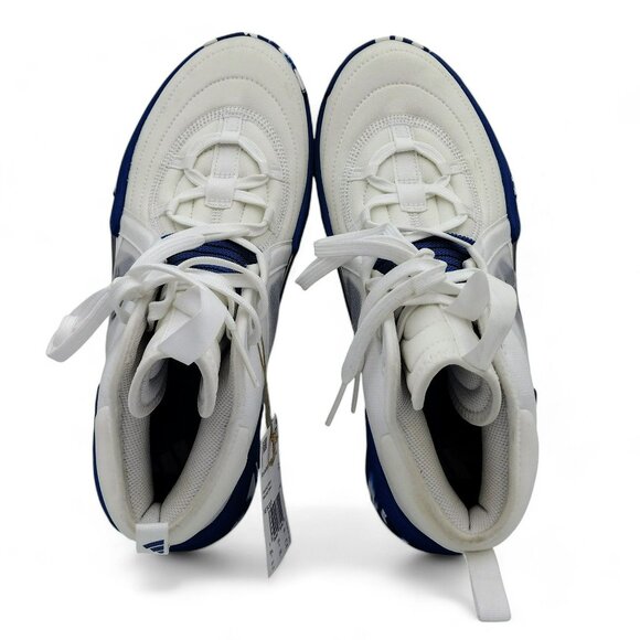 Adidas Exhibit Select Basketball Shoes White/Blue Marble IE9333 Women's Size 11 - Picture 5 of 8